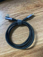 Cable de Datos PD100w 5A, Cable de Carga Súper Rápida Trenzado para Juegos, Tipo C a Tipo C, Cable de Carga Múltiple para Teléfono