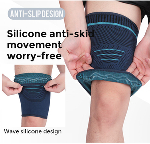 Elastische rutsch feste atmungsaktive Knies ehne Sports tütze zur Unterstützung der Kompressions-Oberschenkel manschette - Product Image 2
