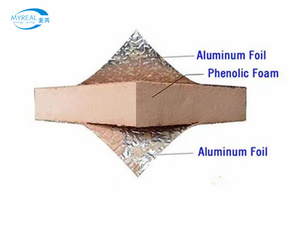 Offre Spéciale : Panneaux d'Isolation en <span class=keywords><strong>Mousse</strong></span> <span class=keywords><strong>Phénolique</strong></span> Composée avec Feuille d'Aluminium Industrielle Myreal, Écologiques et Sans Formaldéhyde - Product Image 3
