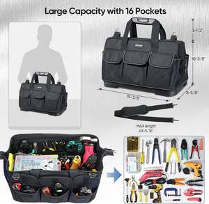 Free Sample High Quality Control Tool Bag Hardware case Portable Tool Pouches - Product Image 5