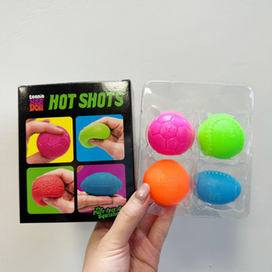 Pelota de Liberación Rápida Multicolor de TPR para Fútbol, Baloncesto, Béisbol y Rugby, de Recuperación Lenta y Aprietable, Marca Needoh - Product Image 1