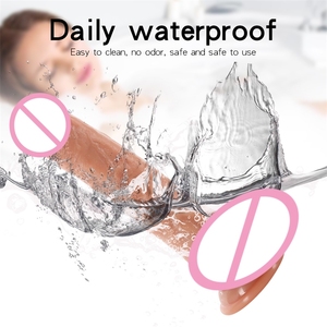 Dildo Realistico Vibrante con Telecomando per Donne, Giocattolo Sessuale per Masturbazione Femminile - Product Image 5