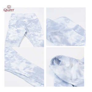 Wholesale High Quality Non Scrunch Compression Yoga Leggings Tie-dye Sports Running Gym Tights for <strong>Women</strong> - Product Image 6