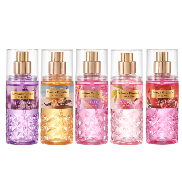 75ml Long Lasting Fragrance Body Spray, Moisturizing Perfumed Body Mist for Women and Men