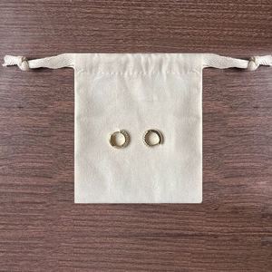 Factory Directly Cotton <b>Drawstring</b> Dust Bag Natural Cotton Jewelry <b>Pouch</b> Accept Customization - Product Image 6