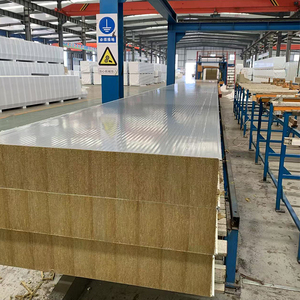 Nhiệt Cách Nhiệt <span class=keywords><strong>EPS</strong></span> PIR PU kim loại bánh sandwich tấm lợp nhiệt đá Len Bánh Sandwich tấm Tường cho nhà <span class=keywords><strong>prefab</strong></span> - Product Image 2