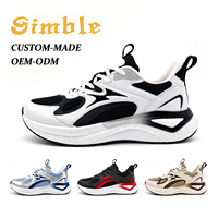 Chaussures de marche confortables personnalisées OEM, légères, résistantes, à lacets, baskets décontractées pour hommes