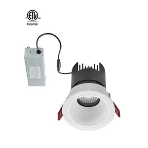 Warm Series ETL CE UKCA SAA 15D 24D 38D aluminium anti-rusting led wall washer downlight led downlight 9w For US EUR