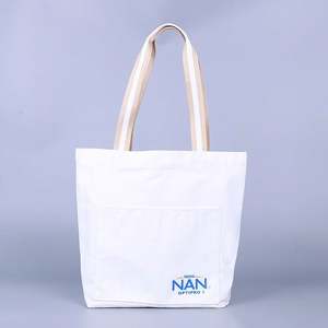 Bolsas de Compra Reutilizables con Logotipo Personalizado al por Mayor, Bolsa de Lona de Algodón Simple con Personalización - Product Image 5