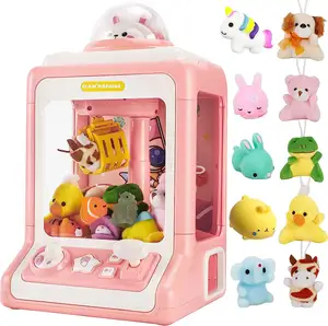 Electronic Arcade Candy Capsule Jogo com Som e Música Grabber Prêmio Dispenser Vending Toy Claw Machine