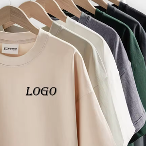 เสื้อยืดพิมพ์ลายสั้นผ้าฝ้าย 100% สีสันหลากหลาย สกรีนโลโก้ได้ตามต้องการ สไตล์เรียบง่าย สวมใส่สบาย ใช้งานได้หลากหลาย ขายส่งสำหรับฤดูร้อน รุ่นขายดี - Product Image 1