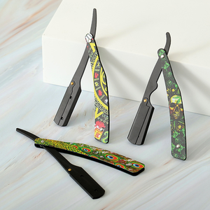 BEIKELIN atacado personalizado profissional lâmina reta aço inoxidável manual Shaver ISO9001 dos homens certificada única lâmina - Product Image 1