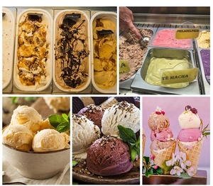 Helado comercial italiano de la gran industria hielo duro helado de crema de helado de <span class=keywords><strong>segunda</strong></span> <span class=keywords><strong>mano</strong></span> lotes pequeños hacer Maker 2 de la máquina - Product Image 3