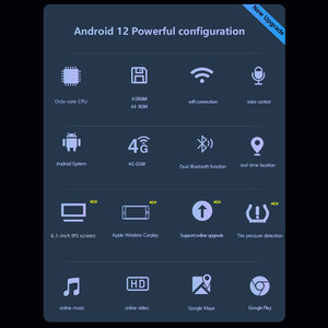 Wireless Carplay Moto Android sistema GPS schermo di navigazione con 6.1 ''display touch compatibile con tutti i modelli BMW Moto - Product Image 2