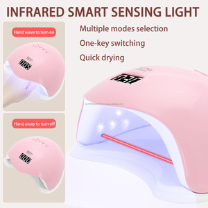 Lampe à ongles intelligente à détection infrarouge, machine de séchage rapide pour gel à ongles détachable, lampe de cuisson dédiée aux ongles press-on 100-240V - Product Image 3