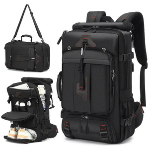 <span class=keywords><strong>Sac</strong></span> <span class=keywords><strong>à</strong></span> <span class=keywords><strong>dos</strong></span> de voyage convertible 3-en-1 avec logo personnalisé, approuvé pour les vols, pour la randonnée, avec compartiment <span class=keywords><strong>à</strong></span> chaussures séparé et port USB - Product Image 1