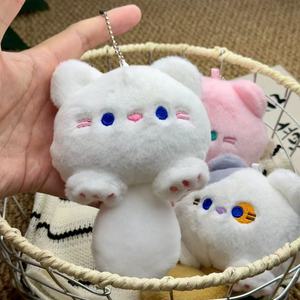 Phụ kiện túi tự làm sang trọng động vật <span class=keywords><strong>Keychain</strong></span> thời trang Kawaii mềm nhồi bông búp bê mặt dây chuyền - Product Image 4