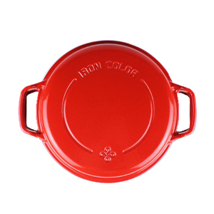 <span class=keywords><strong>Amazon</strong></span> Venta caliente 3.3QT/4.2QT de hierro fundido esmaltado doble Horno Holandés - Product Image 5