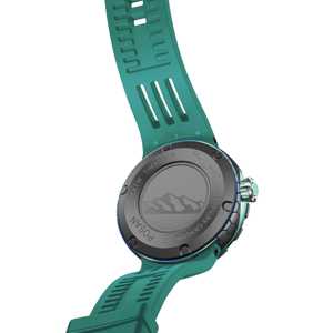 Montre analogique automatique mécanique Miyota en acier inoxydable vert émeraude sur mesure pour hommes - Product Image 3