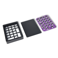 Chine fabricant professionnel fait précision CNC fraisage usinage partie métal anodisation aluminium mécanique clavier boîtier Kit