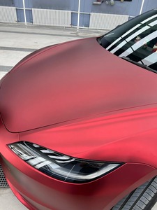<span class=keywords><strong>Film</strong></span> de protection de peinture auto-cicatrisant en TPU PPF de couleur rouge Romani pour carrosserie de voitures de sport, véhicules de luxe, blocage UV/IR, garantie de 3 ans - Product Image 1