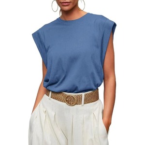 Oversized 100% Cotton Fashion Trending Custom Logo Blank Wholesale T-<b>Shirt</b> Making Machine Bra De Compression Women T-<b>Shirt</b> - Product Image 1