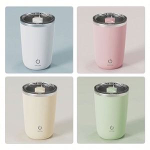 Custom Logo Electric Auto Cup Double Wall Stainless Steel Coffee Mug <b>Smart</b> Water Bottle 400ml Classic Business Gift for Office - Product Image 5