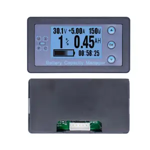 VA9510 DC8-120V Digital Voltmeter Ammeter Battery Capacity Indicator Hall Coulomb Meter Tester Power Detector Energy Test Meter