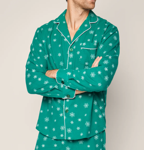 Hot Selling Factory Custom Men's Holiday Print <strong>Pajama</strong> Sets <strong>Unisex</strong> Thermal <strong>Christmas</strong> Pyjamas Set Men Breathable Sleepwear - Product Image 2