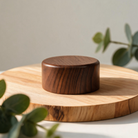 Tapas de Bambú Ecológicas para Botellas de Perfume Cilíndricas - Diseño Portátil Ideal para Viajes, Hogar y Oficina