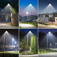 Farola Solar Integrada Súper Brillante de 900 LED IP65 con Baterías Integradas, Equivalente a una Lámpara Halógena de 8000 W