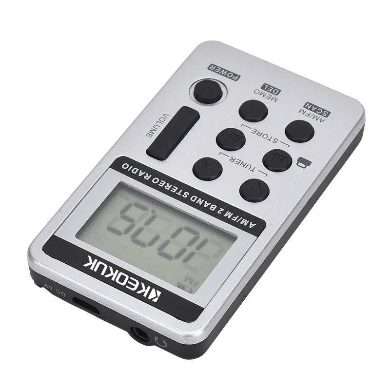 Customized Am Fm Portable Digital Tuning Pocket Radio Dual Band Multi-Functional Personal Walkman Mini Fm Radio