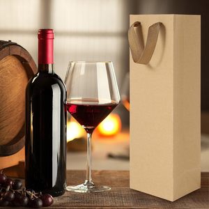 Sacs en papier pour le shopping en gros, sacs cabas économiques avec logo personnalisé, sacs en papier kraft pour bouteilles de vin pour emballage cadeau - Product Image 4