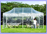 Tente à baldaquin en plastique transparent pour glamping tente d'extérieur à baldaquin tente à baldaquin de luxe transparente