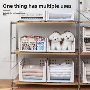 <span class=keywords><strong>Étagère</strong></span> de rangement pliable en plastique blanc à tiroirs, idéale pour chambre et placard, organisateur de rangement, séparateur de rangement - Prix de gros - Product Image 2