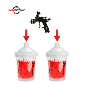 Pistolet de peinture pneumatique jetable HVLP PP 600 ml avec gobelets de mélange pour peinture automobile, pièces et <span class=keywords><strong>accessoires</strong></span> automobiles - Product Image 4