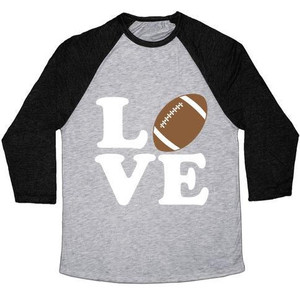 Maglietta da baseball unisex Tri-Blend di Love Football - Product Image 2