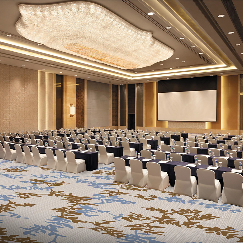 Hot Selling Tufted Washable 80%Wool 20%Nylon Abstract Axminster Carpet Wall to Wall Hotel Cut Pile Office Corridor