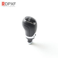 Poignée de levier de vitesses Skoda Octavia A7 MK3 DSG, style OEM, remplacement direct, en cuir
