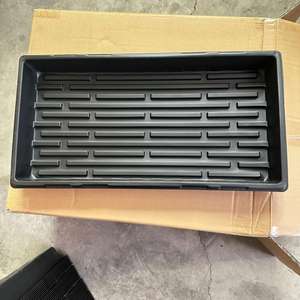 Khay ươm giống thủy canh nhựa PP đen, hình chữ nhật, bền, tái sử dụng, dùng một lần, kích thước 1020 - Product Image 2