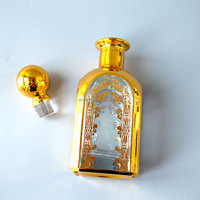 Bouteille d'huile essentielle décorative en verre cristal fantaisie pour salon