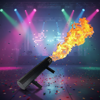 Pistolet à flamme électrique en métal pour scène, lance-flammes de fête, machine à feux d'artifice portative à étincelles