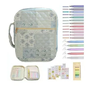 Personalized Elegant Floral Quilted Multifunction Portable Travel Carrying Pouch <b>Bible</b> Cover Case - Product Image 4