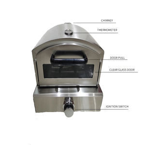 <span class=keywords><strong>Horno</strong></span> de Pizza Comercial para Restaurante, Giratorio, a Gas, Portátil, de Propano, Cocina, Fabricante de Pizza, <span class=keywords><strong>Horno</strong></span> Volcánico de Acero Inoxidable para Exteriores - Product Image 4