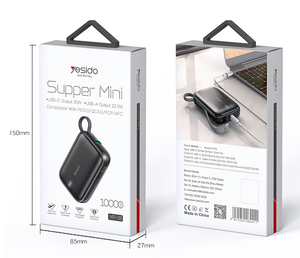 Batterie externe pour téléphone portable personnalisée en usine, affichage numérique LED intelligent, <span class=keywords><strong>10000</strong></span> mAh, batterie externe mince - Product Image 6