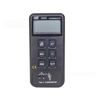 TES-1303 Industrial Digital Dual-Channel Thermometer Temperature Meter with ABS LCD and Battery ODM Made in Taiwan