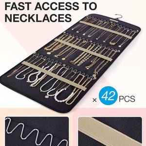 교수형 보관 가방 보석 홀더 목걸이 팔찌 귀걸이 반지 보석 주최자 및 보관 보석 상자 - Product Image 2