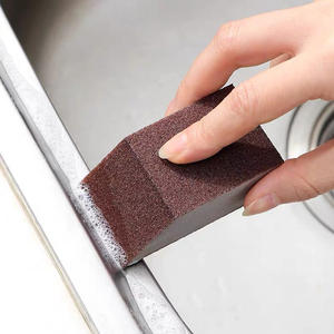 Penjualan langsung pabrik spons abrasif blok spons amplas ajaib spons pengamplasan busa 2 sisi - Product Image 4