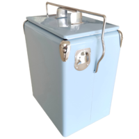Glacière métallique durable 7L/13L/17L/28L pour garder au frais – Idéale pour les fêtes