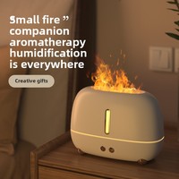 Purificateur d'air électrique USB Humidificateur Nouveau diffuseur d'arôme de flamme pour chambre Cross-Border Exclusive Plastic Household Plastic